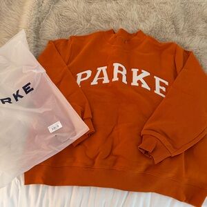 Parke Varsity Amber Mockneck - NWT